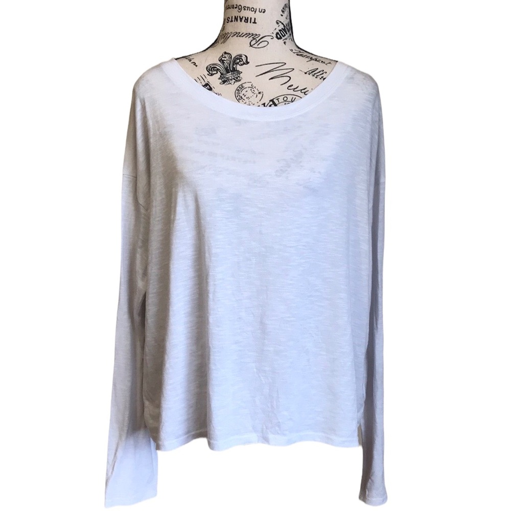 Athleta | Women’s White open Backed Work our top | Size